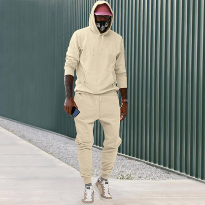 Men's casual hoodie and high-waisted jogger pants Chic and Style