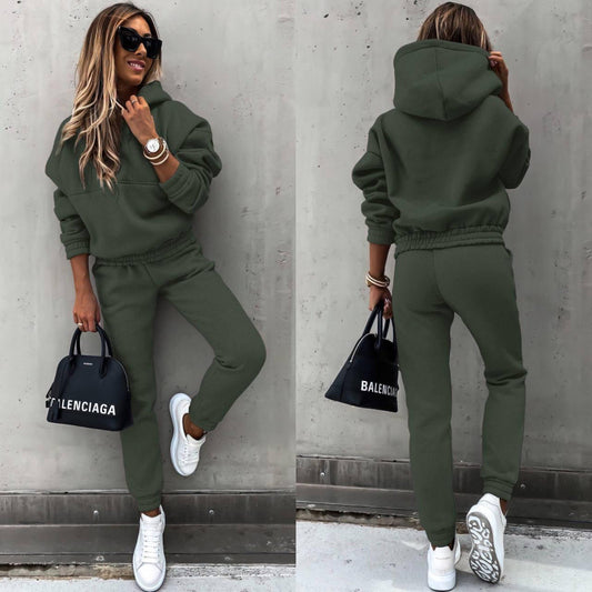Ensemble de sweatpants décontractés pour femmes avec pull surdimensionné Chic und Stil