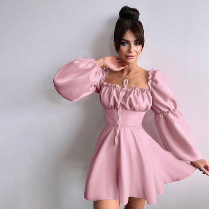 Robe mini à manches bouffantes Chic und Stil