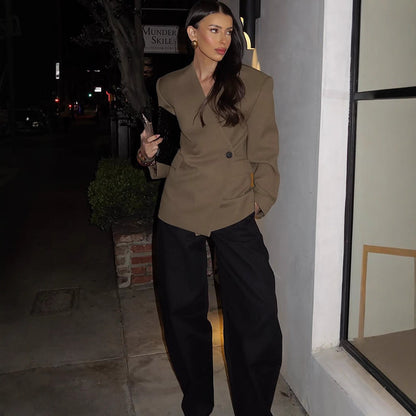 Blazer oversized élégant pour femmes Chic und Stil