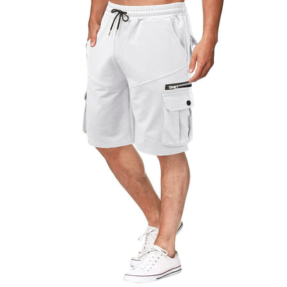 Shorts cargo multifonctionnels pour hommes avec fermeture éclair et poches pratiques Chic und Stil