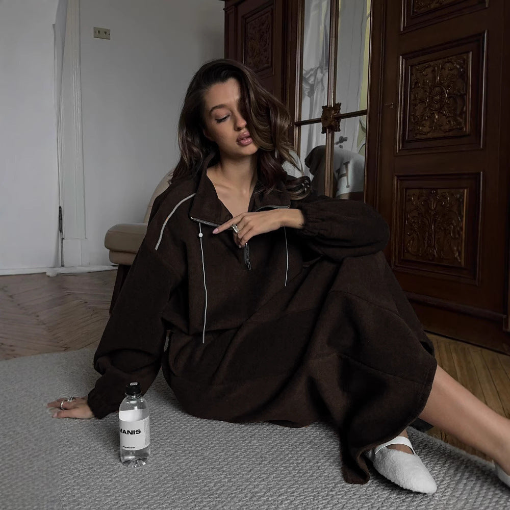 Dames Jupe en jersey longue avec taille ajustable et silhouette élégante Chic und Stil