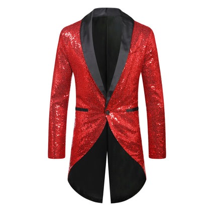 Blazer en sequins élégant pour hommes avec détails luxueux Chic und Stil