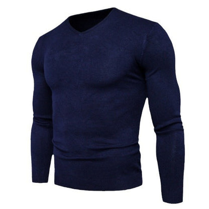 Pull homme en V de haute qualité en coton Chic und Stil