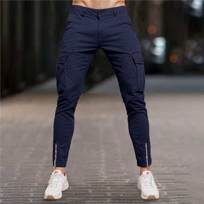 Modern cargo pants for men with zipper Chic and Style