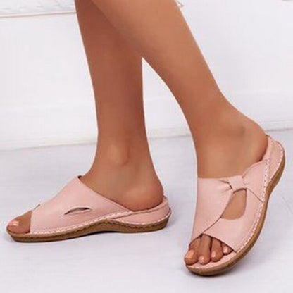 Chaussons confortables pour dames avec semelle anatomique et sangles élastiques Chic und Stil