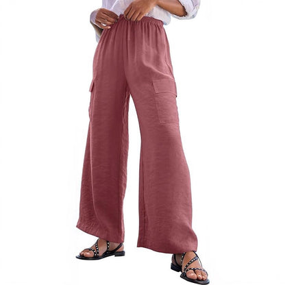 Women Lightweight Jersey Cargo Pants Chic and Style