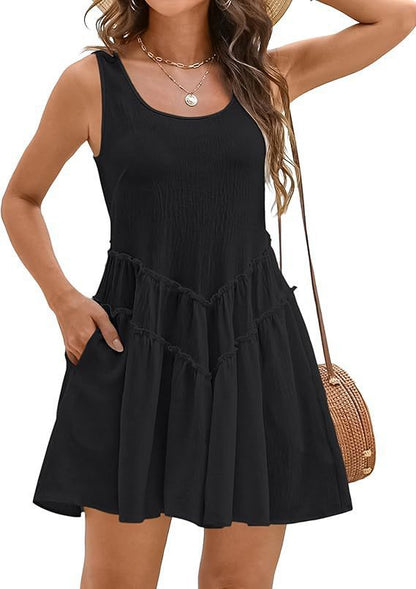 Robe à volants Freizeit pour femmes Chic und Stil