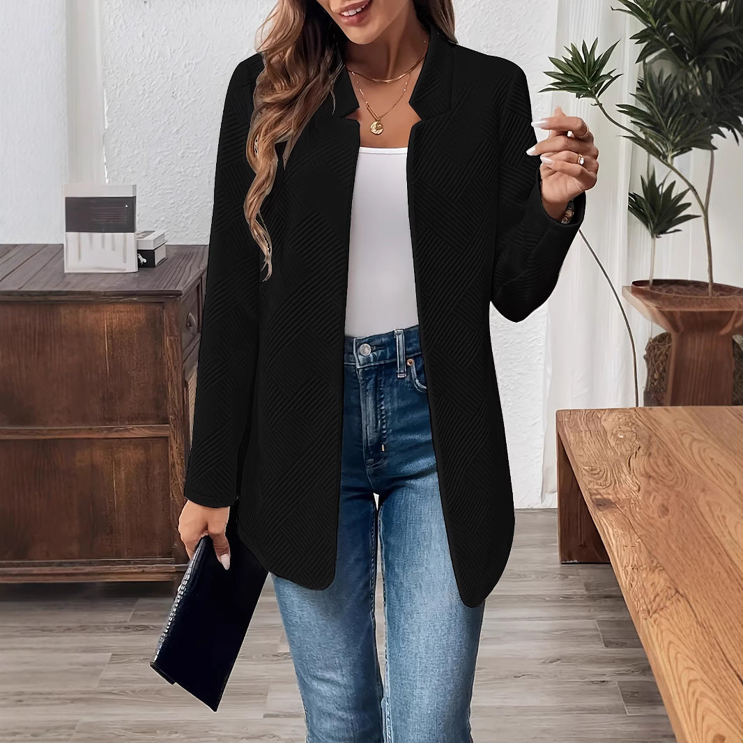 Dames élégante et structurée blazer en design minimaliste Chic und Stil