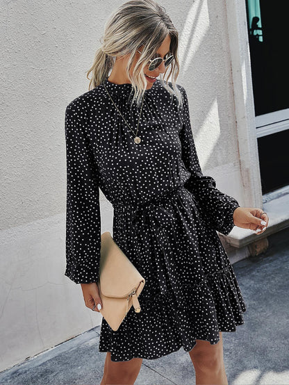 Robe Mini à Volants Floraux pour Femmes Chic und Stil