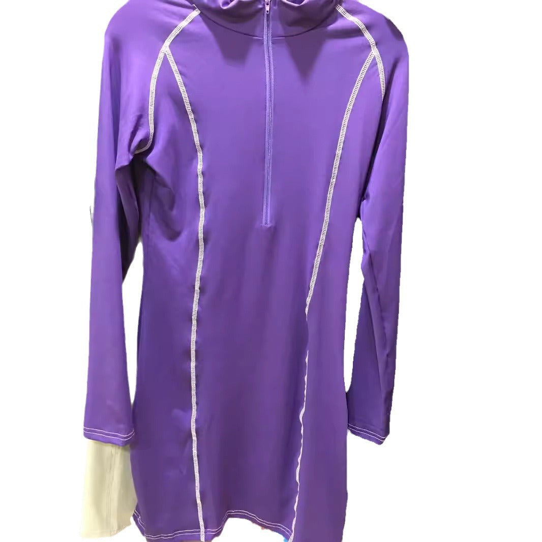 Robe bodycon à manches longues zippée Chic und Stil