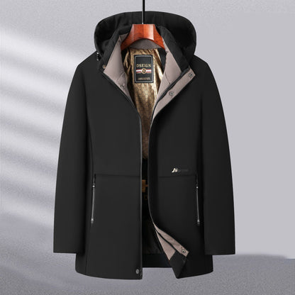 Functional windbreaker jacket for men with versatile pockets Chic and Style