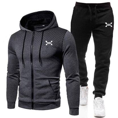 Men's Tracksuit with Breathable Hoodie and Comfortable Jogging Pants Chic und Stil