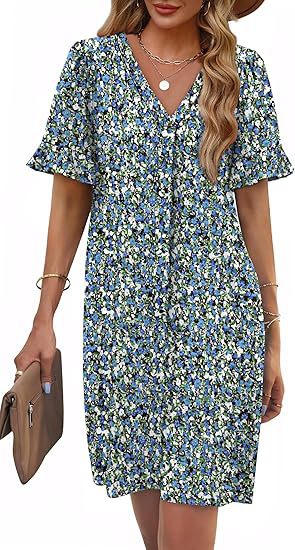 Robe décontractée en lin pour femmes Chic und Stil