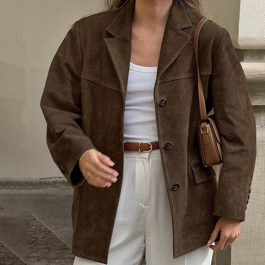 Blazer oversize pour femmes avec une coupe élégante et des poches pratiques Chic und Stil