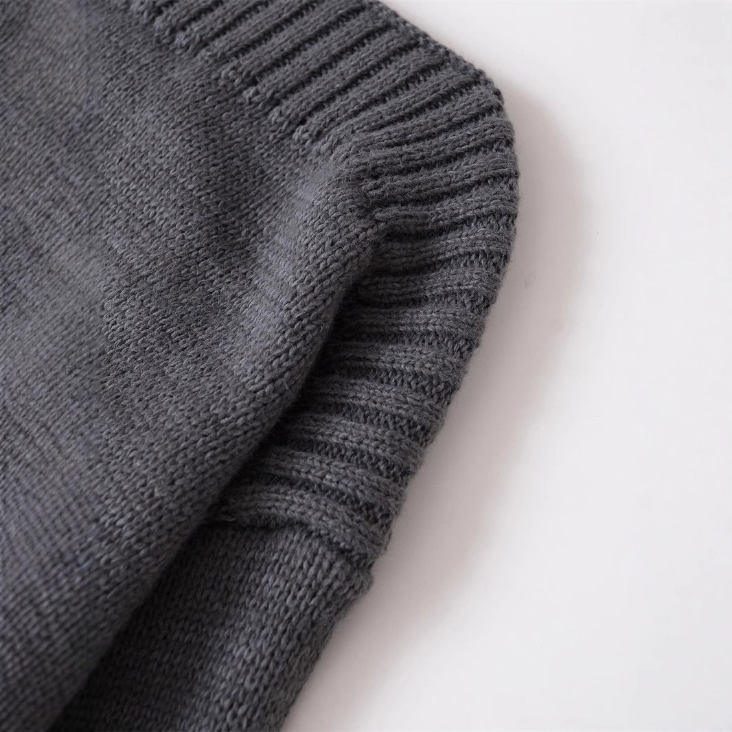 Pull oversized décontracté pour femmes avec design de structure moderne Chic und Stil