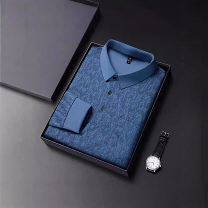 Chemise polo pour hommes avec motif graphique et matériau fonctionnel respirant Chic und Stil