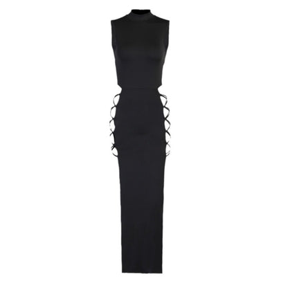 Robe découpée fente Chic und Stil