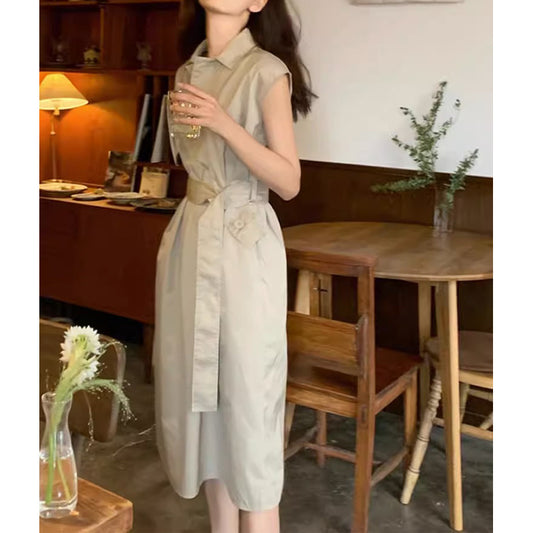 Robe midi utilitaire femme Chic und Stil