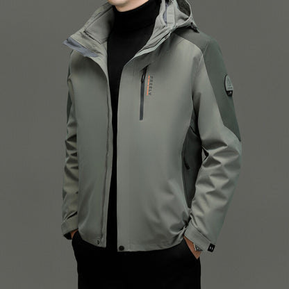 Functional jacket for men with innovative water-repellent properties Chic and Style