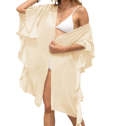 Dames Élégant Fluide Couverture Kimono Chic und Stil