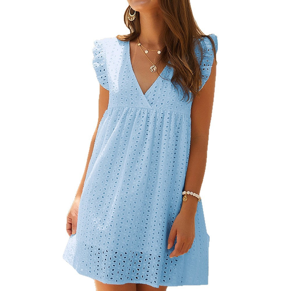 Robe d'été pour femmes avec broderies Chic und Stil