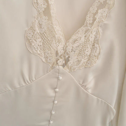 Dames élégante blouse avec accents en dentelle Chic und Stil