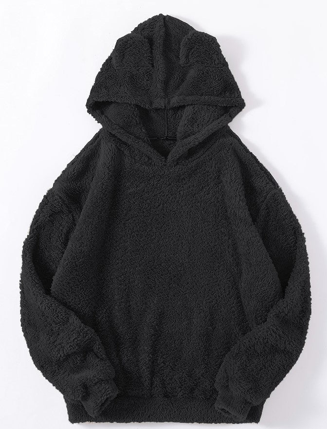 Dames Hoodie hybride en peluche Chic und Stil