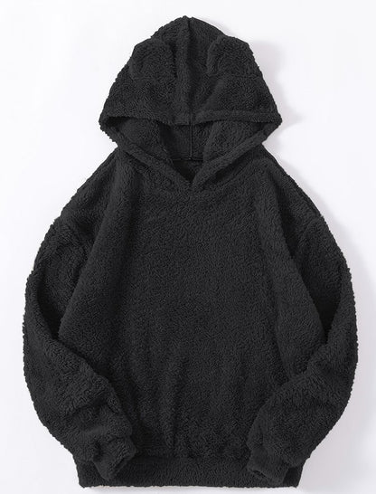 Dames Hoodie hybride en peluche Chic und Stil