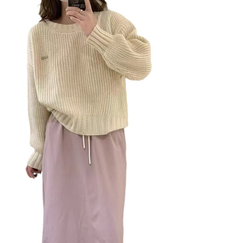 Pull en tricot large pour femme avec coupe décontractée Chic und Stil