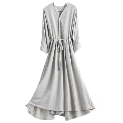 Robe midi boutonnée décontractée pour femme Chic und Stil