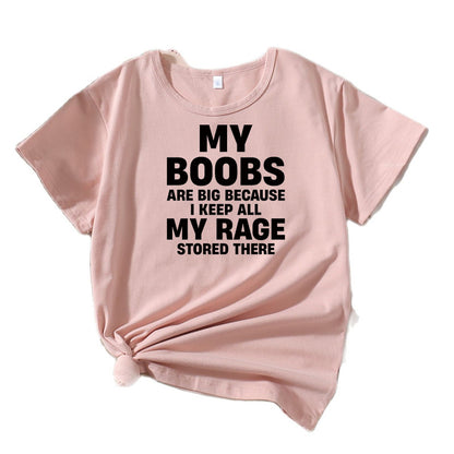Damen Auffälliges Statement Grafik T-Shirt Chic und Stil