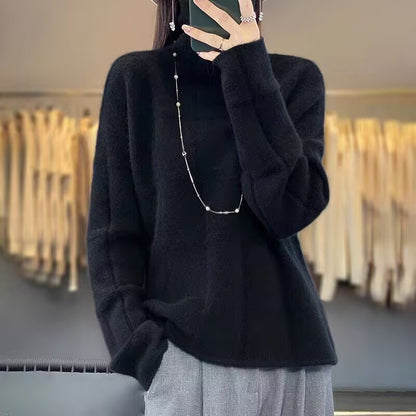 Pull en tricot confortable pour femmes en design à carreaux Chic und Stil