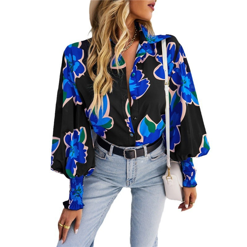 Chemise à carreaux oversize pour femmes avec détails de volants Chic und Stil