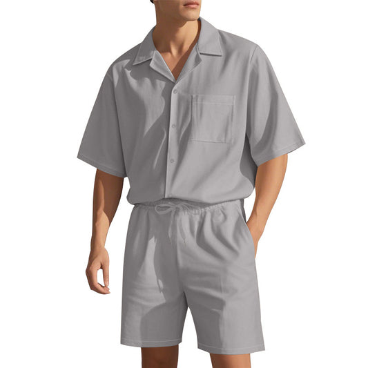 Costume court confortable pour hommes avec ceinture élastique et poches pratiques Chic und Stil