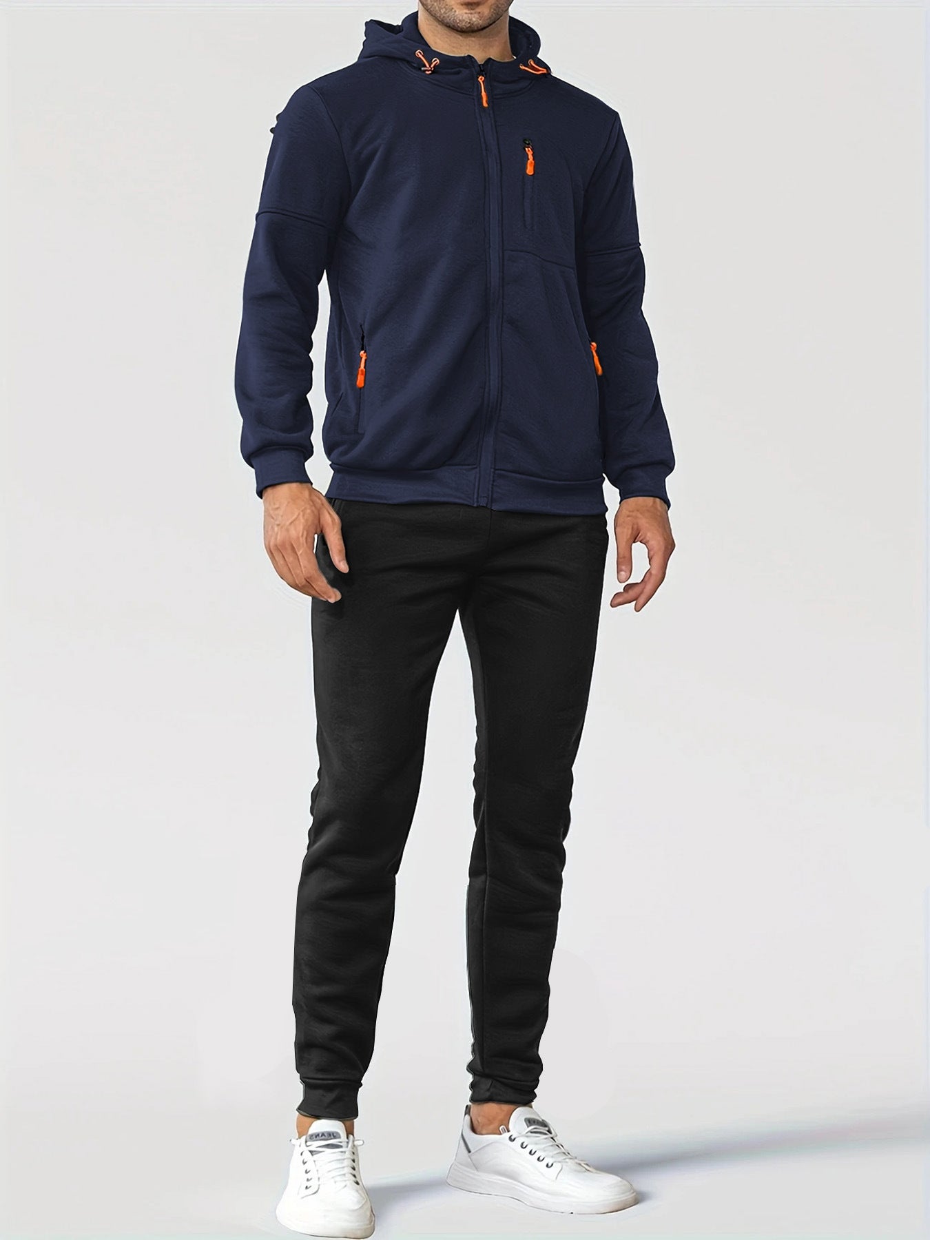 Veste en polaire sportive pour hommes avec poches zippées pratiques Chic und Stil