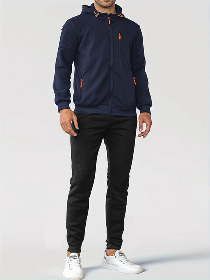Veste en polaire sportive pour hommes avec poches zippées pratiques Chic und Stil