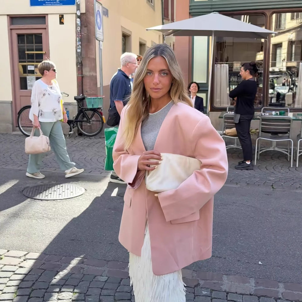 Blazer élégant pour femmes avec coupe structurée et poches pratiques Chic und Stil