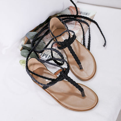 Sandales à bride élastique pour femmes avec séparateur d'orteils Chic und Stil