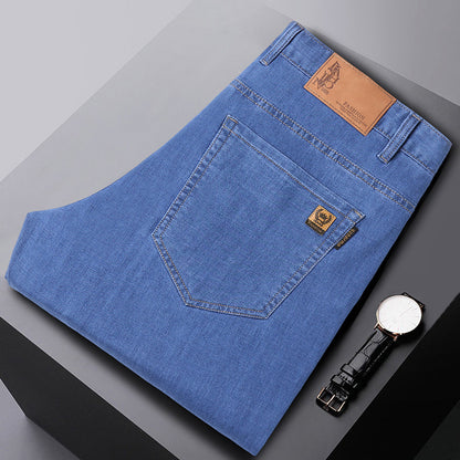 High-quality denim pants for men with functional pockets Chic and Style