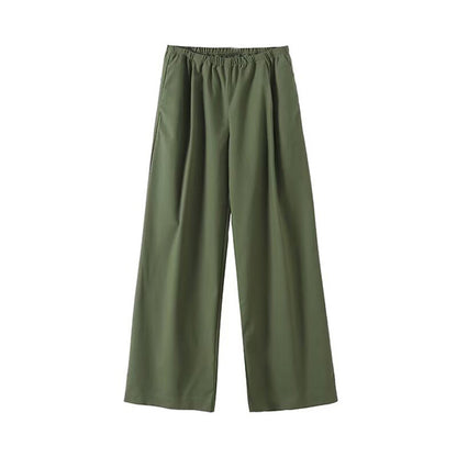 Women High-waisted Wide Pants Chic and Style