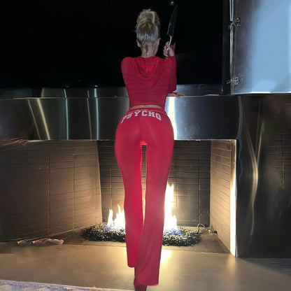 Dames Ensemble de sport avec fermeture éclair et détails modernes Chic und Stil