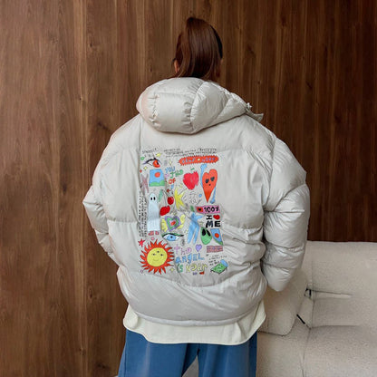 Dame jacket mat design d'impression créatif Chic und Stil