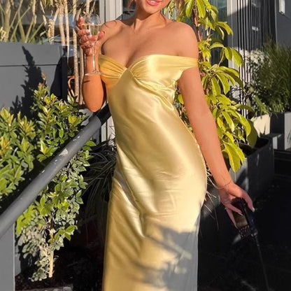 Robes Maxi Élégantes Sans Épaules Pour Femmes Avec Une Coupe Flatteuse Pour La Silhouette Chic und Stil