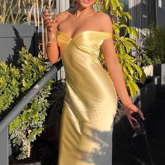 Robes Maxi Élégantes Sans Épaules Pour Femmes Avec Une Coupe Flatteuse Pour La Silhouette Chic und Stil
