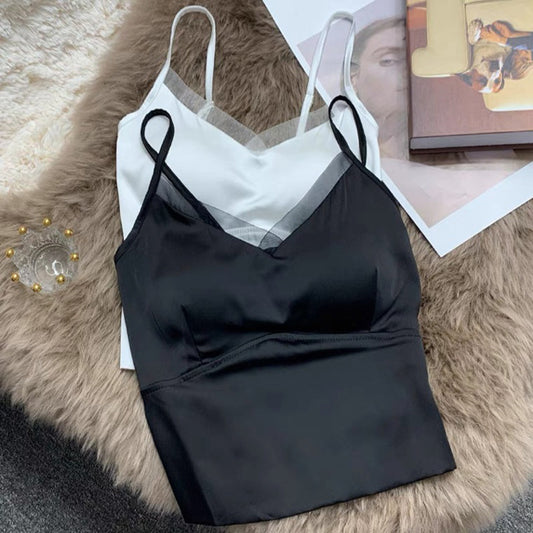 Haut cami superposé élégant pour femmes Chic und Stil