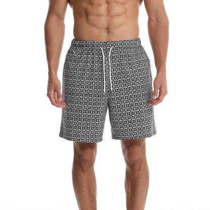 Shorts de bain pour hommes avec ceinture élastique et doublure intérieure confortable Chic und Stil