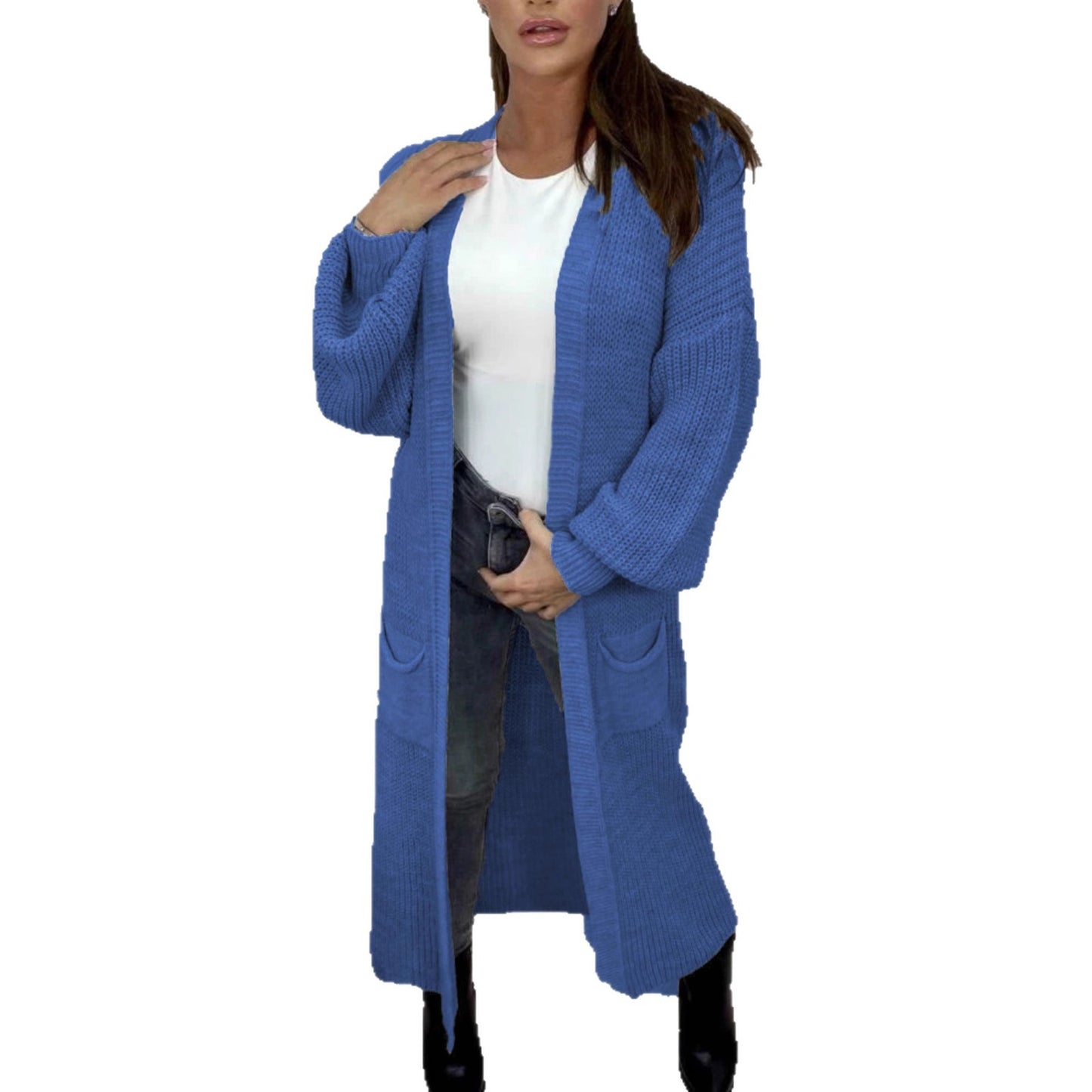 Pull-over pour dames en gros tricot avec coupe décontractée et manches longues Chic und Still