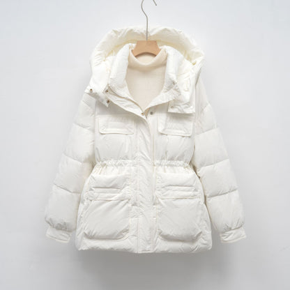 Dames doudoune d'hiver matelassée à coupe volumineuse et poches pratiques Chic und Stil