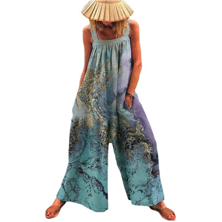 Combinaison ample avec imprimé artistique Chic und Stil